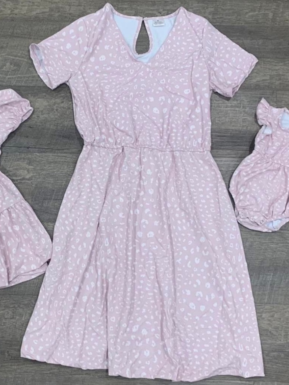 Leopard Print Lavender Midi Dress Mommy & Me Matching